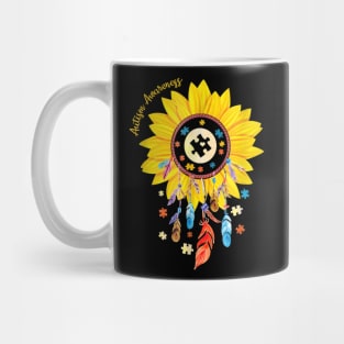 Dreamcatcher Autism Awareness T-Shirt Gift For Men Women Mug